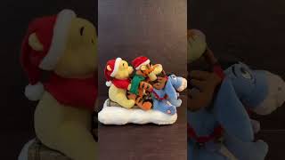 Gemmy Disney Winnie the Pooh Tigger Eeyore Christmas Sleigh Ride Music amp Motion [upl. by Grimaldi988]