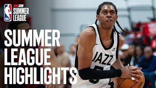 TOP HIGHLIGHTS from 2024 NBA Summer League in Vegas 🎰🌆🎲  UTAH JAZZ [upl. by Lucine]