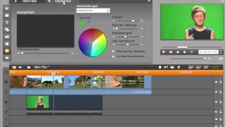 Chroma Key Effekt in Pinnacle Studio 14 und 15 [upl. by Bonnell354]