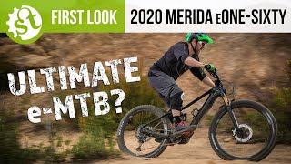 2020 Merida eOneSixty eMTB slimmer with carbon amp all new Shimano battery tech [upl. by Ettelegna]