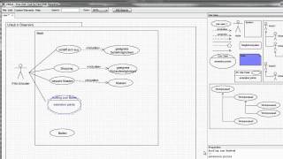 03 UML  Use  Case  Diagramme mit Umlet erzeugen [upl. by Brower]