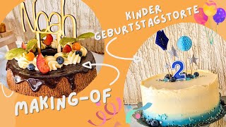 Torte Cupcakes amp Schokokuchen für Kindergeburtstag backen  Geburtstagstorte mit Vanille Biskuit [upl. by Simon]