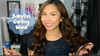 Babyliss Pro Nano Titanium Curling Wand Review and Demo [upl. by Sivraj]