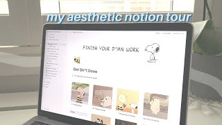 my aesthetic notion setup 🐳FREE TEMPLATES  macscribblr [upl. by Paris]