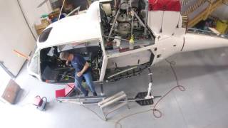 AS350 B2 Sliding door Installation  Part 1 [upl. by Edlun]