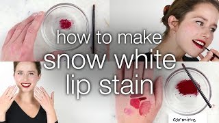 How to Make DIY Snow White Lip Stain [upl. by Carmencita]