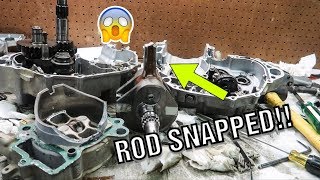 IS THIS 450 DIRT BIKE ENGINE EVEN REBUILDABLE  2013 KX450F Project Part 1 [upl. by Dusen]