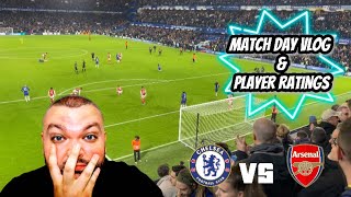 CHELSEA VS ARSENAL  Match day Vlog amp Player Ratings [upl. by Cirderf]