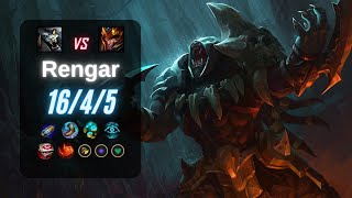 RENGAR JUNGLE vs JARVAN IV  EUW LoL Challenger Patch 1321 [upl. by Stoller]