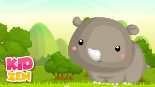 Calming amp Relaxing Music for Children  Dreamy Field 🦏 Soft Piano Music for Kids Extended 3 Hours [upl. by Reinaldo]