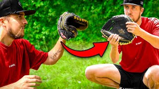 Rawlings VS Wilson Catchers Mitts 1 Ranked Box BreakIn [upl. by Iphigeniah191]