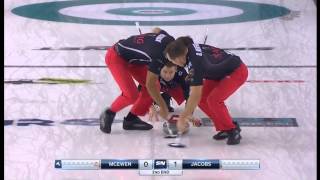 Team McEwen scores 4  Masters Grand Slam 2014 [upl. by Akahs]