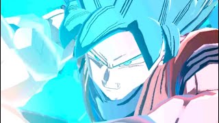 the blazing battle to surpass goku ultra ssgss kaioken goku boss fight [upl. by Arreis472]