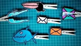 DIY Clothespin Ideas  Clothespin Toys  Clothespin Secret Message [upl. by Rutledge897]