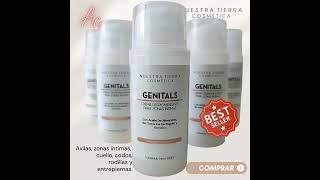 CREMA PARA ACLARAR ZONAS ÍNTIMAS GENITALS NUESTRA TIERRA COSMÉTICA [upl. by Adaurd492]