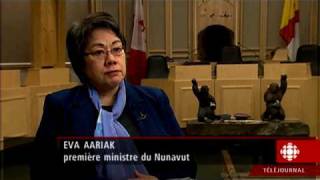 Téléjournal  Visite au Nunavut [upl. by Deuno]