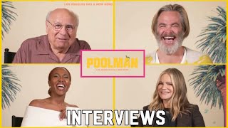 POOLMAN Interviews Chris Pine Danny DeVito Jennifer Jason Leigh DeWanda Wise [upl. by Llenehc]