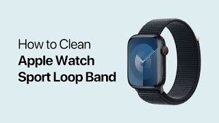 How to Clean Apple Watch Sport Loop Band [upl. by Engedus]