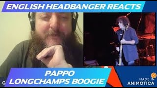 Pappo  Longchamps Boogie English Headbanger Reacts [upl. by Nylsirk]