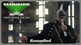 Rammstein  Rammlied LIVE Europe Stadium Tour 2023 Multicam by RLR HQ AUDIO [upl. by Nancey]