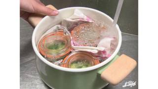 Recette petit pot tricolore courgette carotte panais en bocaux Le Parfait [upl. by Haakon]