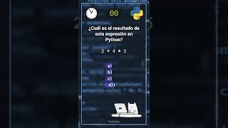 ¿Cuál es el resultado de 2  4  5 en Python 🧮 ¡Descúbrelo aquí [upl. by Hseham265]