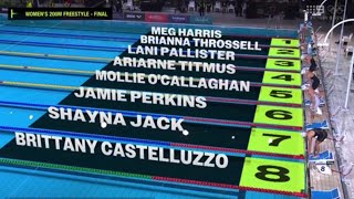 200m Freestyle Final W WR  2024 Australian Olympic Swimming Trials [upl. by Ofloda]