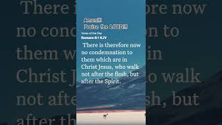 Romans 81 kjv godisgoodallthetime bibleverseoftheday bible biblestudy [upl. by Lonny]