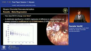 3 Longterm outcomes of antiVEGF therapy for myopic choroidal neovascularization [upl. by Nikal]