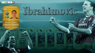 تقيم السلطان ابراهيموفيتش 89 FIFA 14 UT Review [upl. by Lemire308]