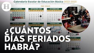 ¡Vacaciones y puentes en ciclo escolar 20232024 Conoce el calendario oficial de la SEP [upl. by Janice]