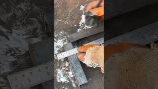 Angle cutting ideas metalfabrication angelcutting diyprojects metalworking [upl. by Ecnarret]