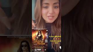 Shipra Goyal In italy Live show updates [upl. by Litta]