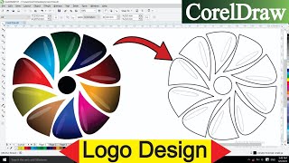 3D Logo Design in Coreldraw  Corel Draw Tutorial  Logo Tutorial Coreldraw [upl. by Karine]