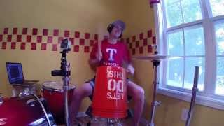 Shake It Off  Drum Cover  Taylor Swift  Bucket Drumming [upl. by Ahtilat]