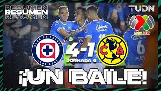 HIGHLIGHTS  Cruz Azul 41 América  Liga Mx AP2024  J6  TUDN [upl. by Cly]