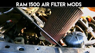 ram 1500 reusable cabin and truck air filter change K amp N  hemi  ecodiesel  Gilbert Gardens [upl. by Adamson742]