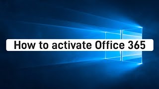 How to activate Microsoft Office  Office 365  All Office Activated  Working  Best way [upl. by Anaid531]