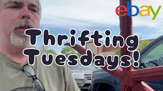 Thrifting Tuesdays  Buying Stuff to Sell on eBay [upl. by Atiuqcaj776]