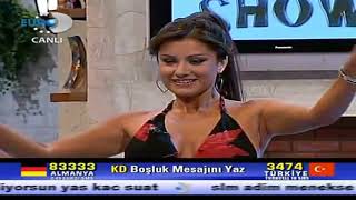 Hilal Cebeci Azize Beyaz Show Programı Euro D 2005 [upl. by Einre]