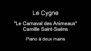 Le Cygne  Camille SaintSaëns  Solo Piano Version [upl. by Cutlor]