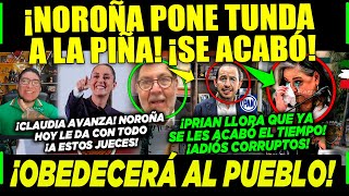 JUEVES NOROÑA PONE TUNDA A LA PIÑA ¡SE LES ACABÓ EL TIEMPO PRIAN LE LLORA A CLAUDIA CAMPECHANEANDO [upl. by Nolrak854]