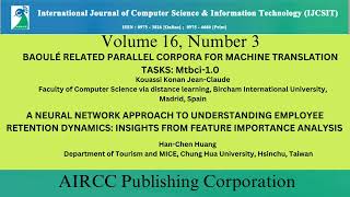 CURRENT ISSUE  International Journal of Computer Science amp Information Technology IJCSIT [upl. by Koch4]