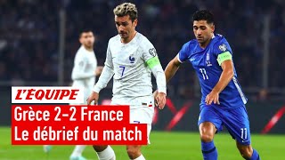 Grèce 22 France  Le débrief dun match nul frustrant pour les Bleus [upl. by Wernsman]