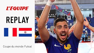 Coupe du monde Futsal 2024  Le replay intégral de FranceParaguay [upl. by Vladamir402]