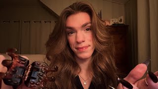 asmr hair clipping 💆🏽‍♀️ [upl. by Slorac]