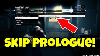 How to SKIP The Prologue in GTA V Updated [upl. by Randolf247]