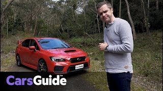 Subaru WRX STI specR 2018 review road test video [upl. by Gnot839]