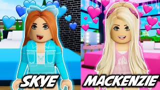 SKYE VS MACKENZIE CHALLENGE IN ROBLOX BROOKHAVEN [upl. by Vassar]