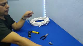 COMO PONCHAR CABLE COAXIAL CON CONECTORES TIPO quotF BNC RCAquot [upl. by Aggappe]